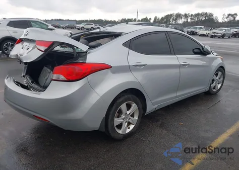 2013 Hyundai Elantra Gls z USA, uszkodzony, nr VIN 5NPDH4AE8DH272672